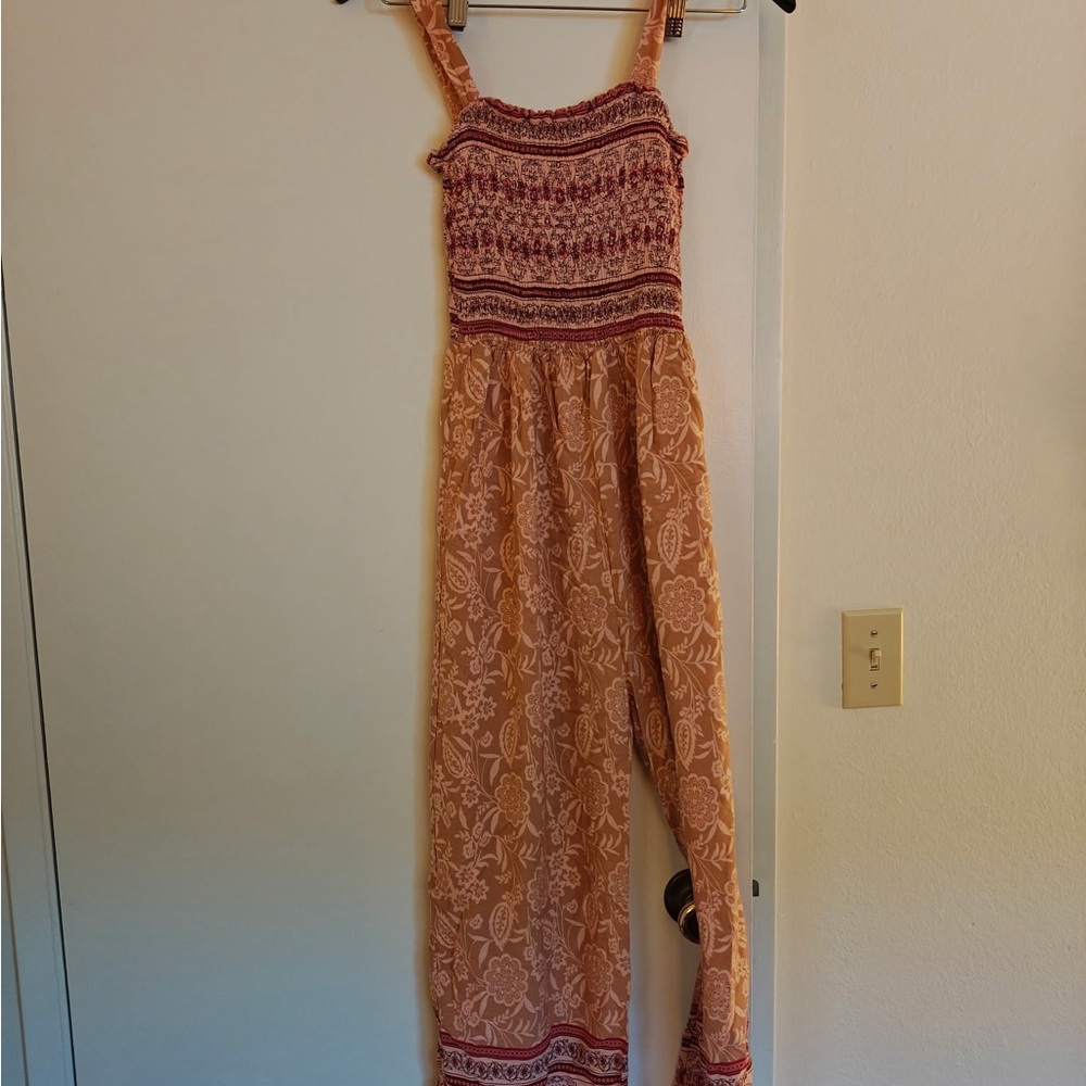 Chic Bohemian Patterned Jumpsuit - image 1